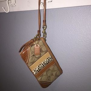 Coach wristlet